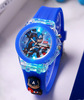 Soft colorful children's watch, flashing cartoon board games for elementary school students, primary and secondary school, wholesale