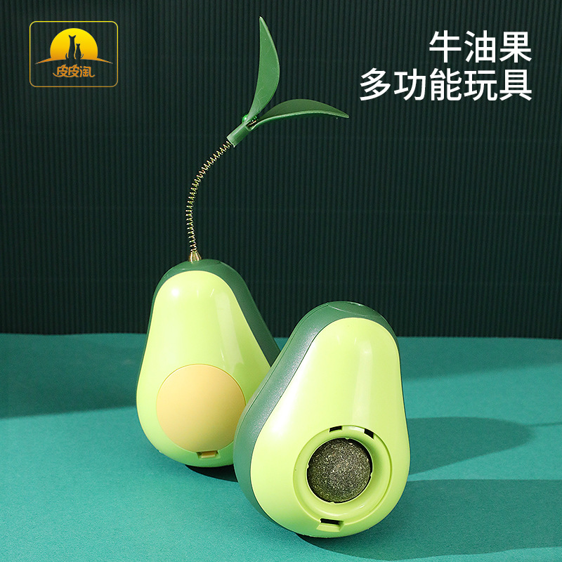 Gato de juguete de aguacate vaso de alimentos bola auto-Hola alivio congestión artefacto merienda comida fuga juguete para mascotas al por mayor