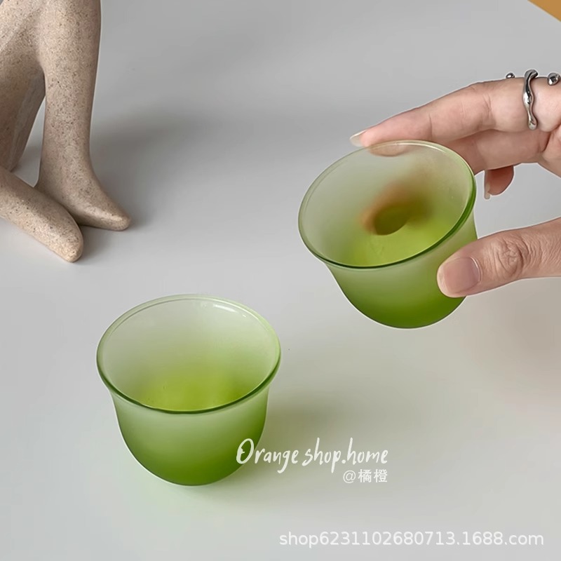 Creative matte glass wineglass for home use