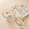 Glass bowl, high quality fruit soup bowl, dinner plate for elementary school students