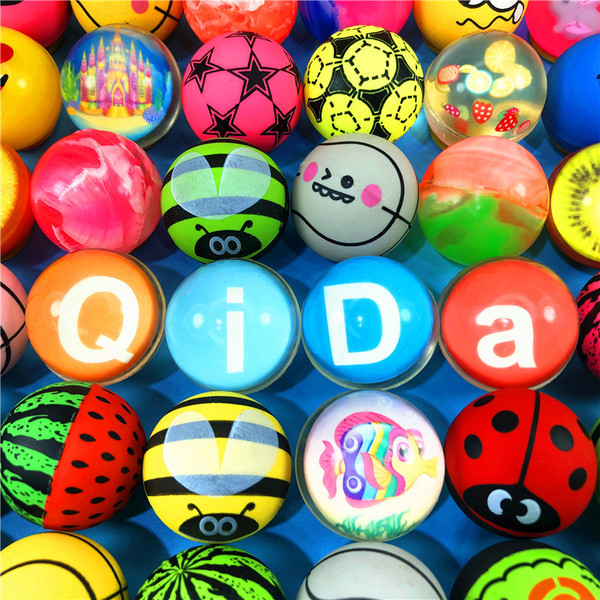 Rubber mixed automatic bouncy ball for jumping