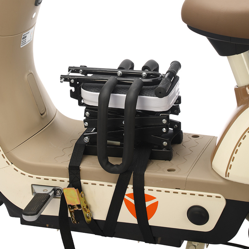 Electric motorcycle scooter electric motorcycle child seat front baby safety child sitting chair battery car stool
