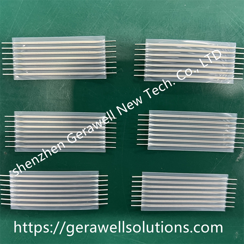 深圳捷威尔定制PET透明RFC圆头扁平线flex strip jumpers