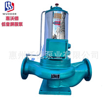 供暖屏蔽泵SPG100-200-22kw惠沃德低噪音立式管道循环补水泵50米