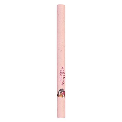 Gege bear light and soft matte lip liner outlines the lip shape, long-lasting and non-fading nude pink lip pencil