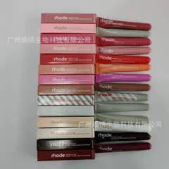 现货跨境专供rhode海莉hailey唇膏唇部保湿有色润唇膏唇釉口红