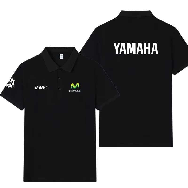 For Yamaha Yamaha Motorcycle Riding Clothing Team Sales Car Work Short-Sleeved T-Shirt Men's Pol