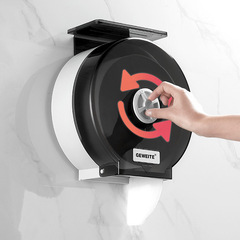 Bathroom large roll paper box wall-mounted hotel commercial public toilet roll toilet paper punch-free large tissue box