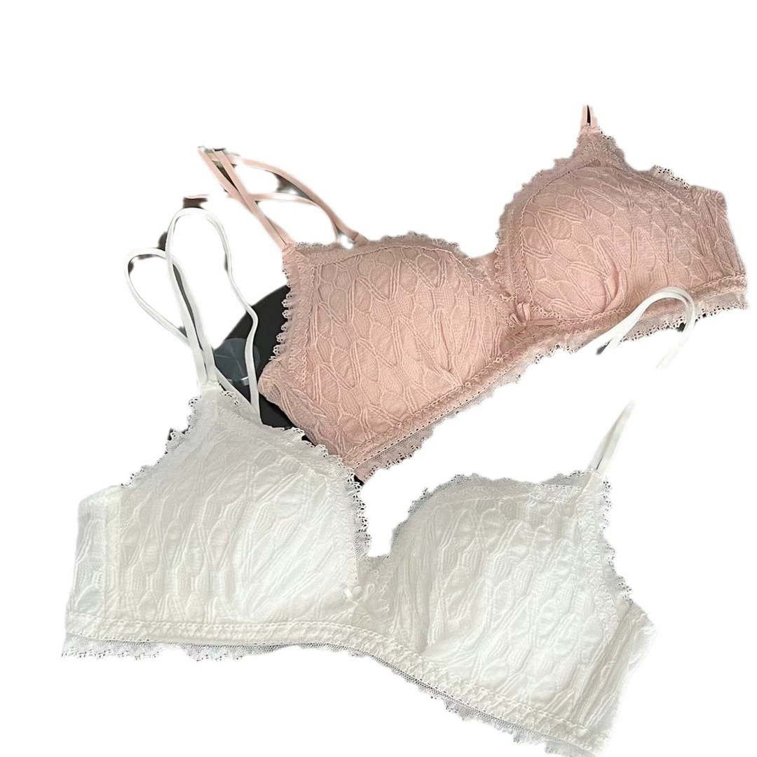 Cute sexy push up bra, thin underwear, set, beautiful back