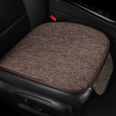 car seat cushion all-car four-season: Seat cushion, seat cover - 1-single-cushion-brown