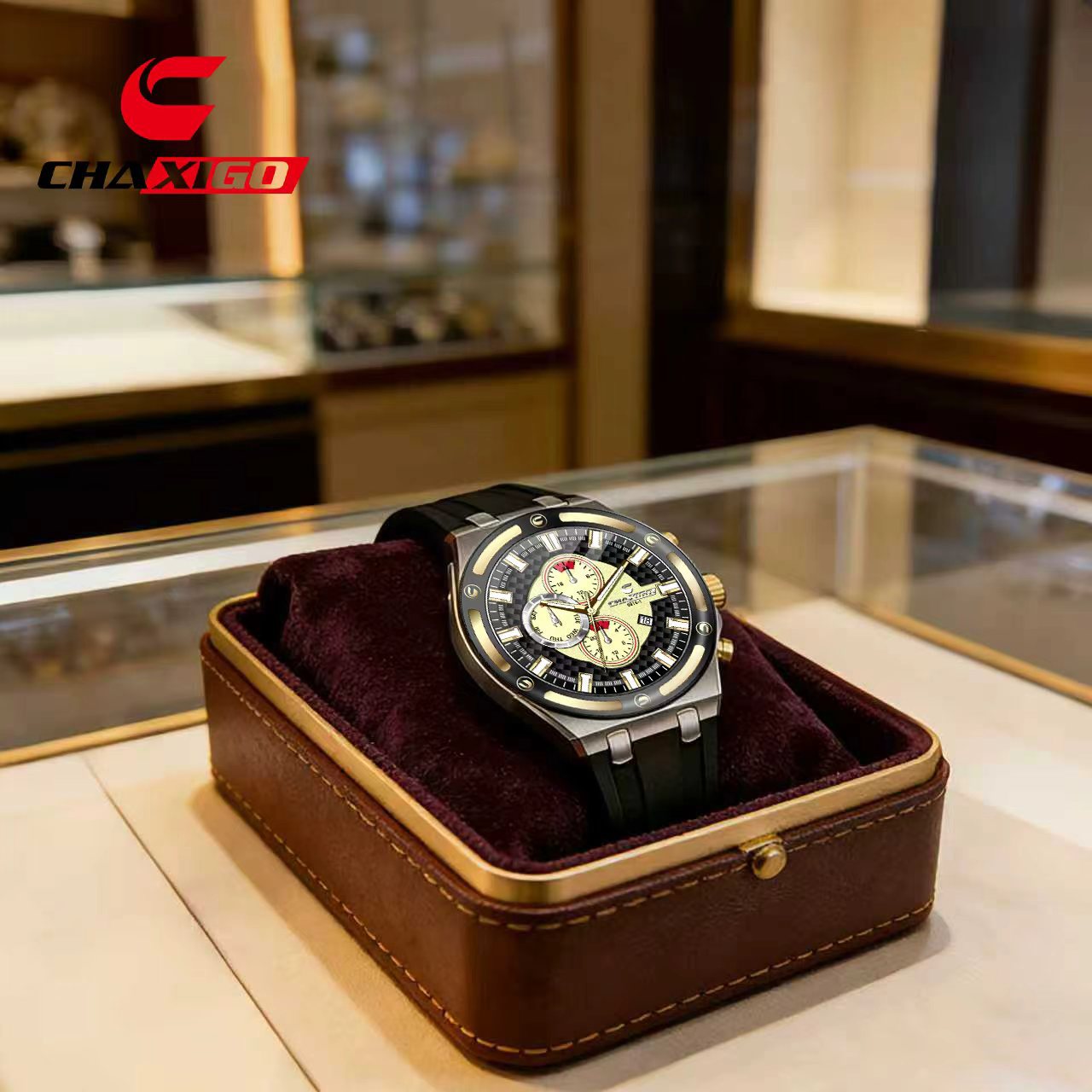 Chaxigo's New Trendy Waterproof Silicone Watch for Men and Women, Suitable for Daily Commuting, Sports, Leisure, and Light Luxury