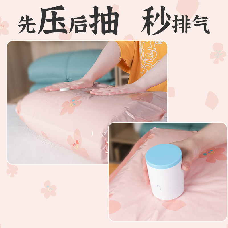 Vacuum Compression Bags for Storing Quilts, Clothes, and Luggage, Specifically for Packing and Organizing