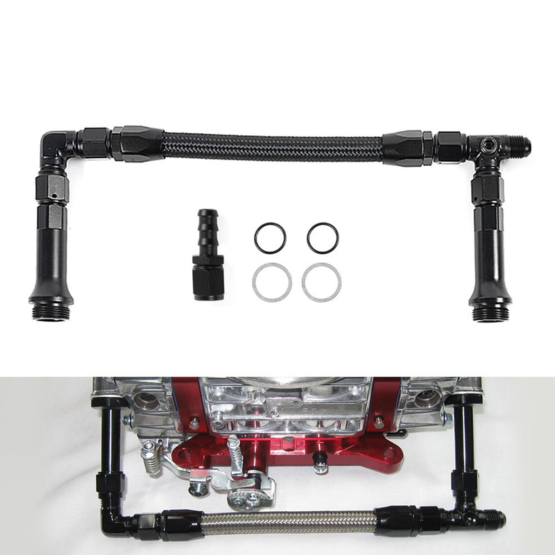 Suitable for 4150 Holley Carburetor Car An6 Three-Way Fuel Line Carburetor Modification Kit