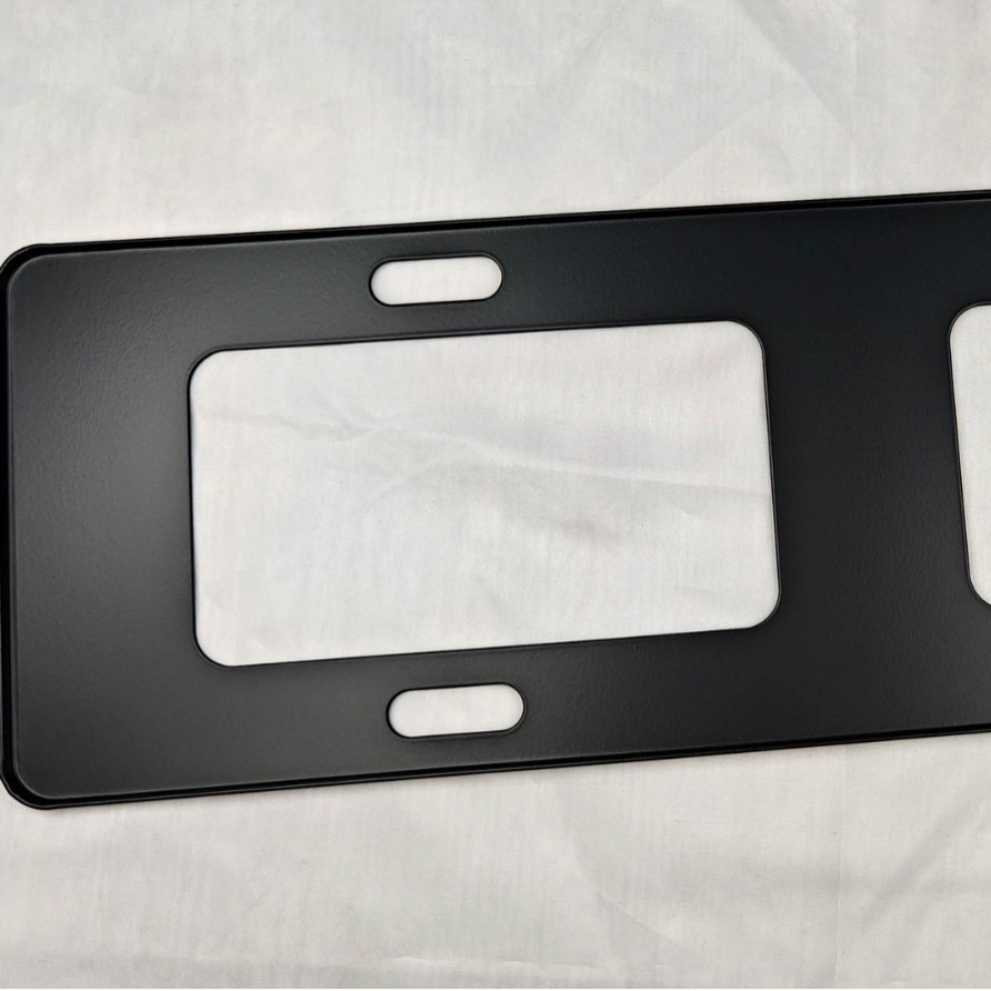 英非特 New Regulation Blue License Plate Frame Aluminum Alloy (License plate holder/license plate holder)