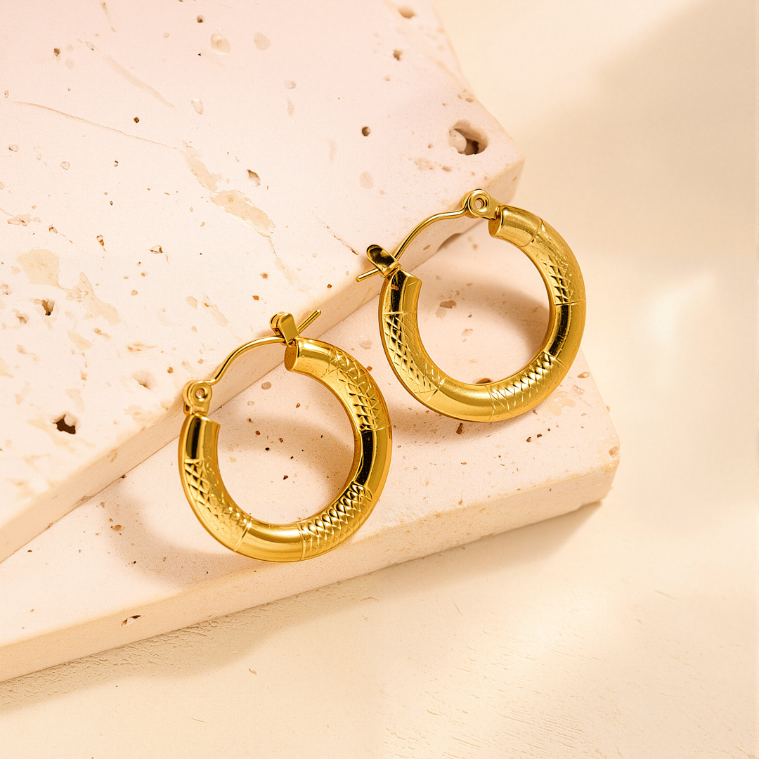 Eh113 earrings gold