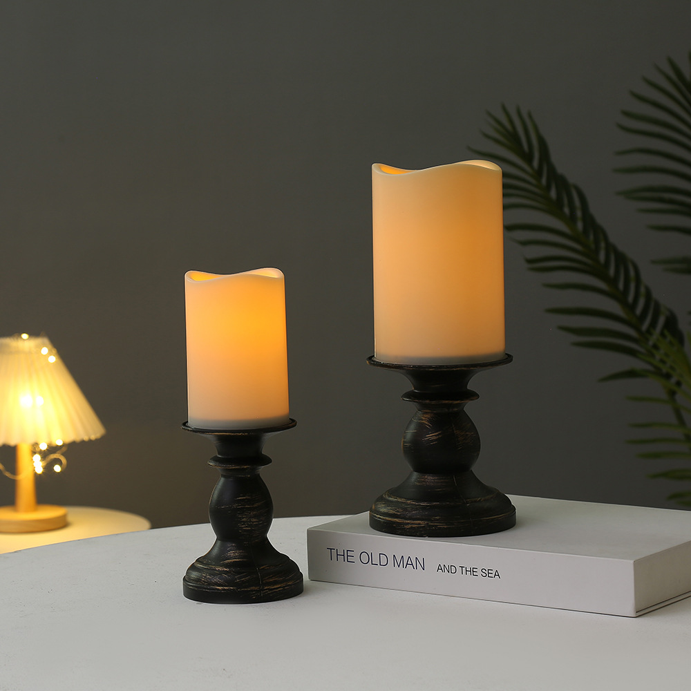 블랙 골드 브러시 스몰 사이즈 9*9*24cm