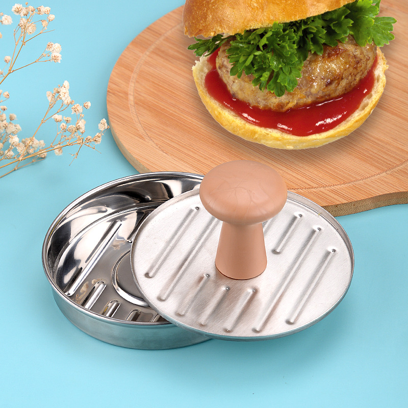New style meat patty press, hamburger single hole patty press, plastic handle meat press, meat patty mold, kitchen tool