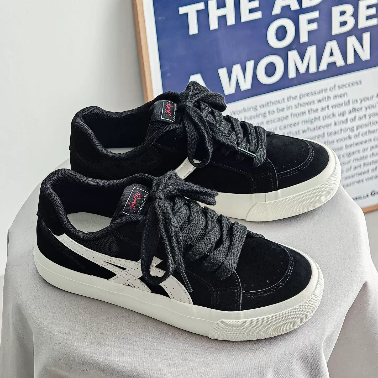 2025秋季新款男鞋子透气男士帆布鞋男复古运动滑板鞋时尚休闲潮鞋