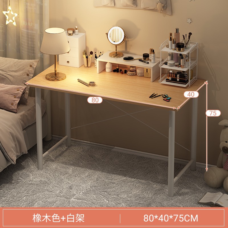 Comedor de tocador, escritorio de almacenamiento, dormitorio moderno y minimalista, casa de alquiler pequeña, mesas de maquillaje de estilo en línea