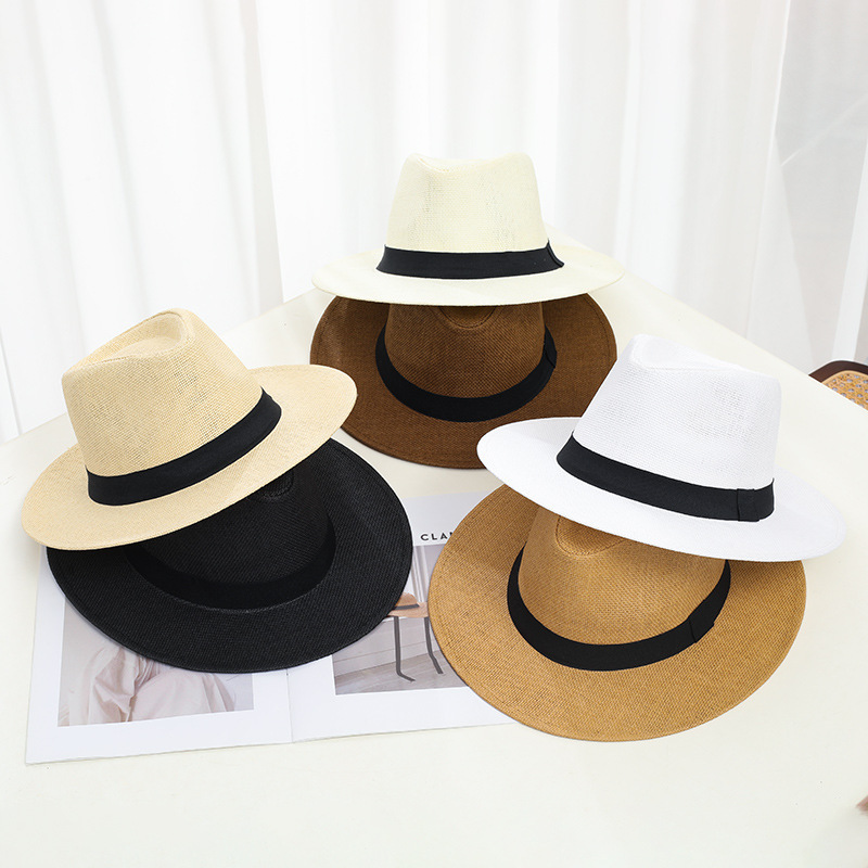 Panama grass edit large -eave jazz hat summer men's outdoor sun…