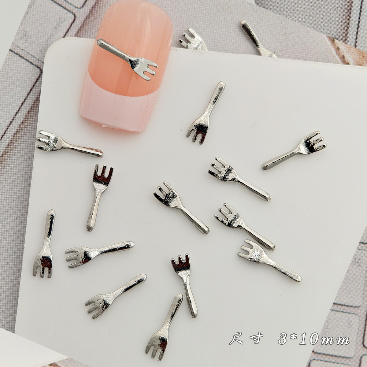 미니 스푼과 포크 화이트 K