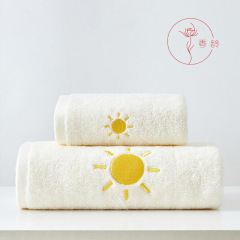 Green life starts with good health. Pure cotton towel. Pure cotton bath towel.