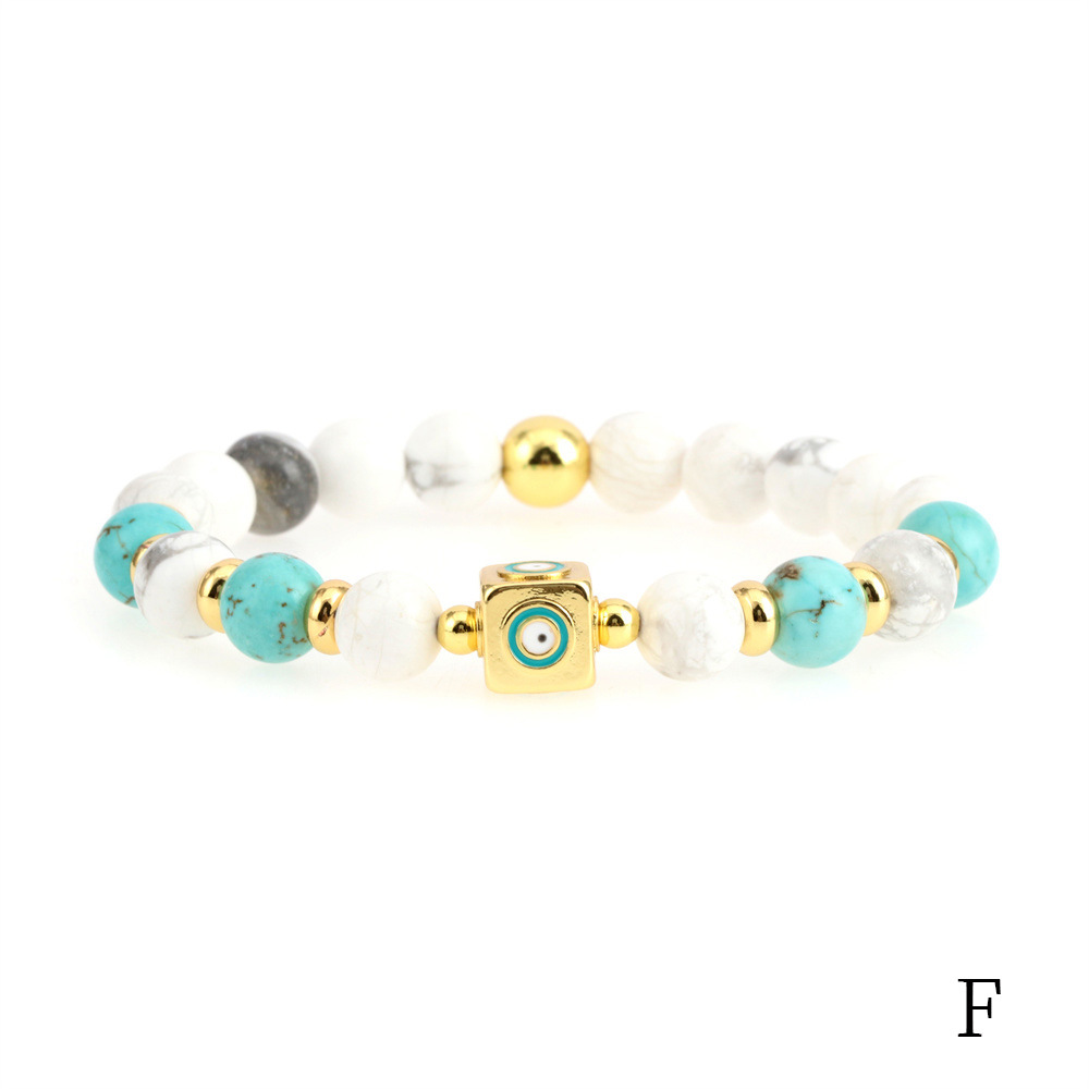 Fashion Eye Copper Enamel Bracelets 1 Piece