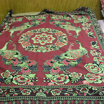 新款加厚线毯空调毯针织毯处理床单薄毯冬季沙发流苏边休闲毯包邮|ms