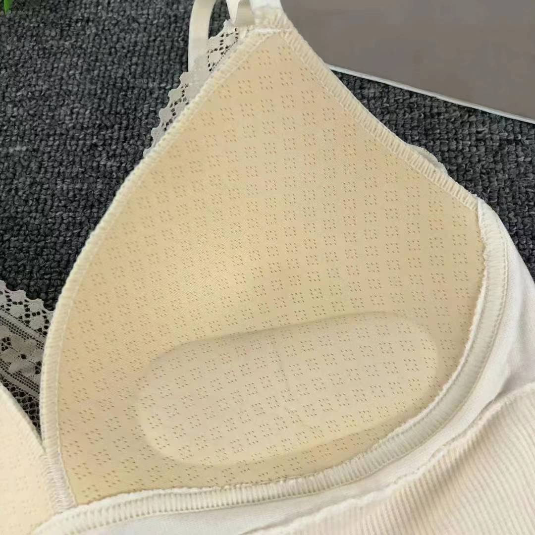 Nueva taza de látex sin marcas de alta calidad, chaleco de dama sin anillo de acero, bra de yoga, ropa interior deportiva, mujer al por mayor