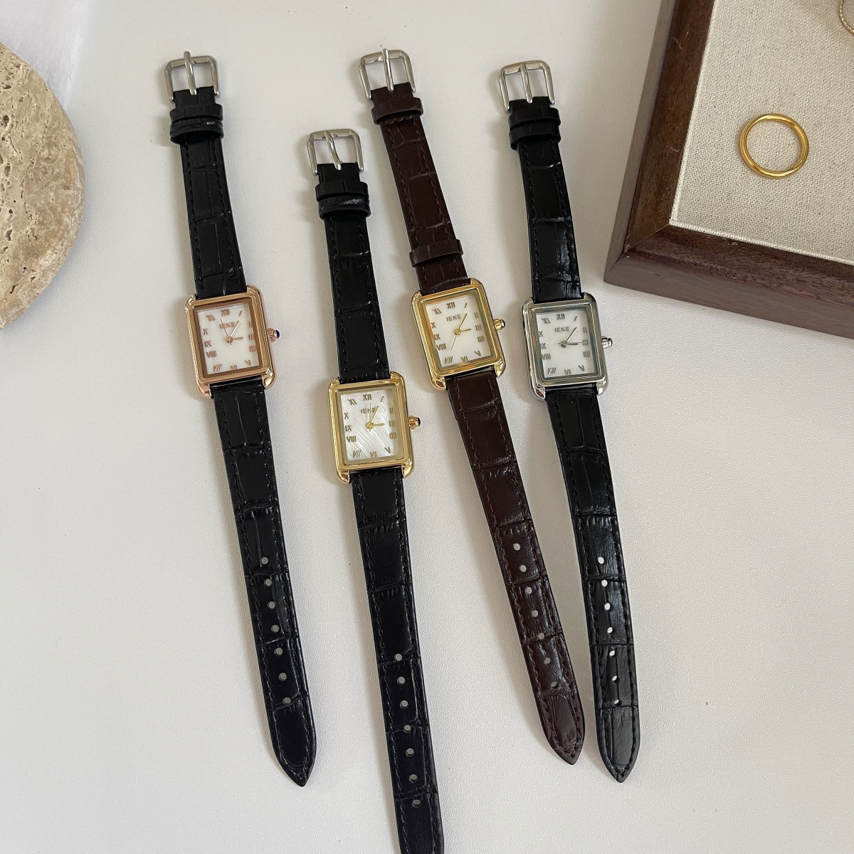 IEKE Classic retro sophisticated watch pearl, universal belt, Mori