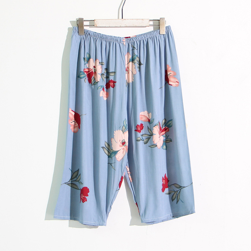QFK-G-RZM-Blue Safflower (Single Pants)