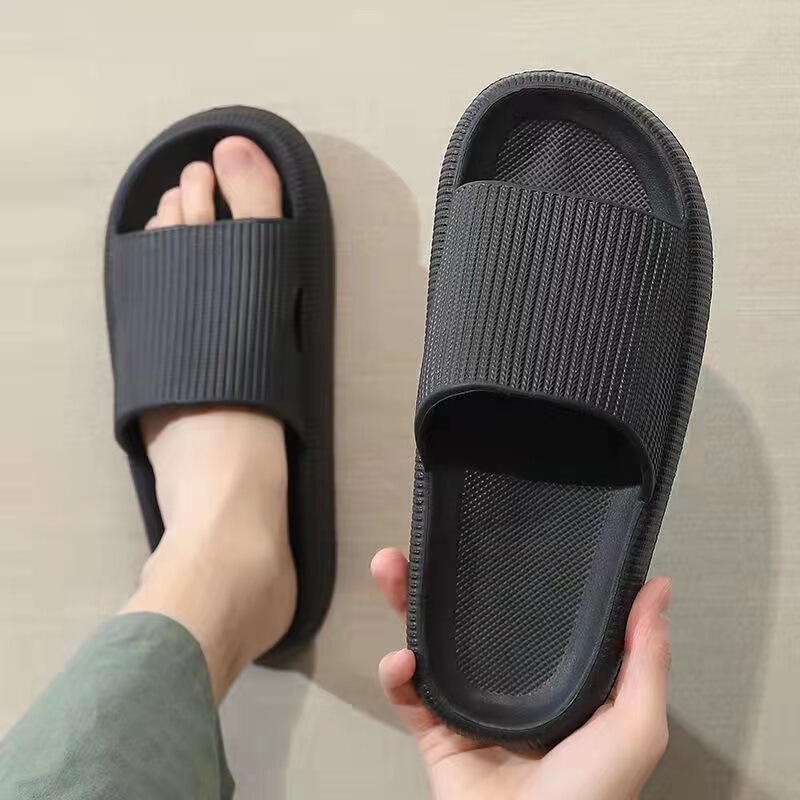 New Style KTD001B Thick Bottom Free Shipping Slippers for Women's Summer Household Non-slip Bathroom Bathing Couple