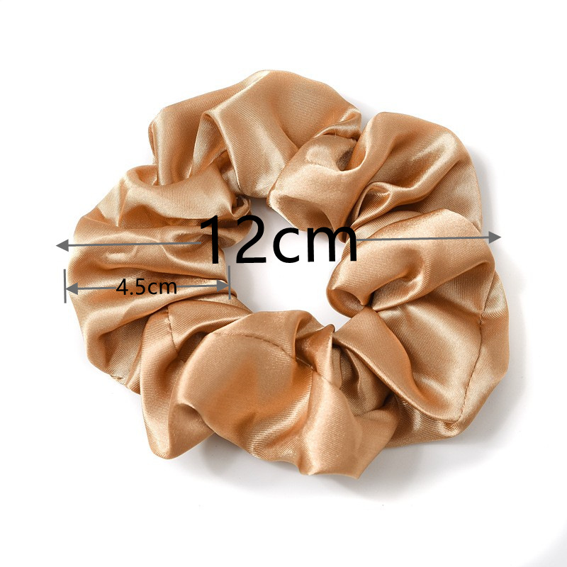 Women's Fashion Solid Color Satin Cloth Handmade Hair Tie display picture 1