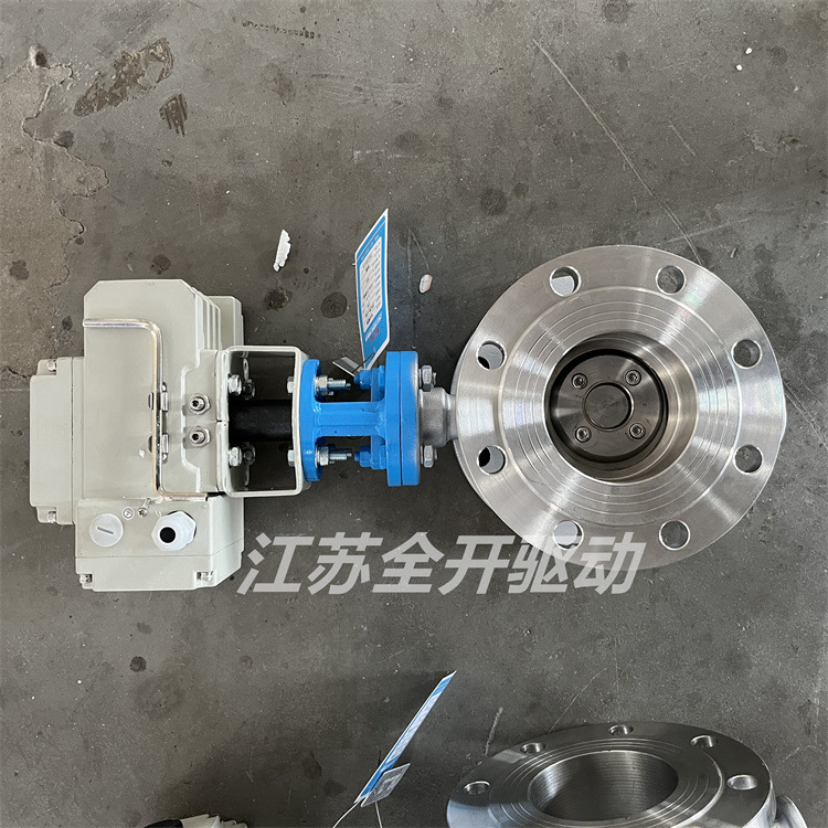 304不锈钢电动法兰蝶阀 不锈钢蝶阀D943H-16P-DN80 电压AC220V