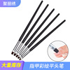 black Flat head Nail enhancement Brushes suit Phototherapy Pen Flat 5 suit nail Painted pen goods in stock Nail Pen