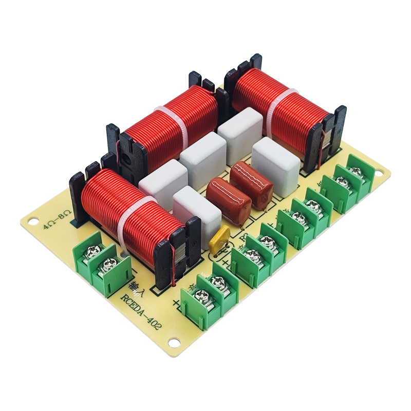 Divisor de frecuencia uno alto una escuela secundaria dos baja de cuatro frecuencias de audio sin soldadura divisor de modificación de altavoces en el hogar