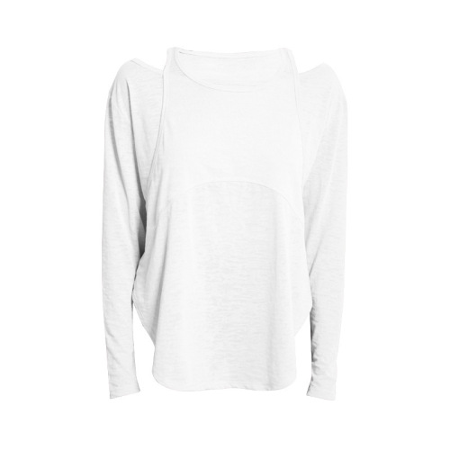 European and American sports tops for women, loose large size, quick-drying fitness long-sleeved autumn coat, yoga wear, running cover-up