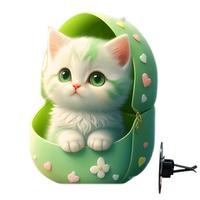 Comercio exterior transfronterizo suéter gatito productos acabados ventilador clips decoración de automóviles perfume adorable acrílico decoración impermeable image 50