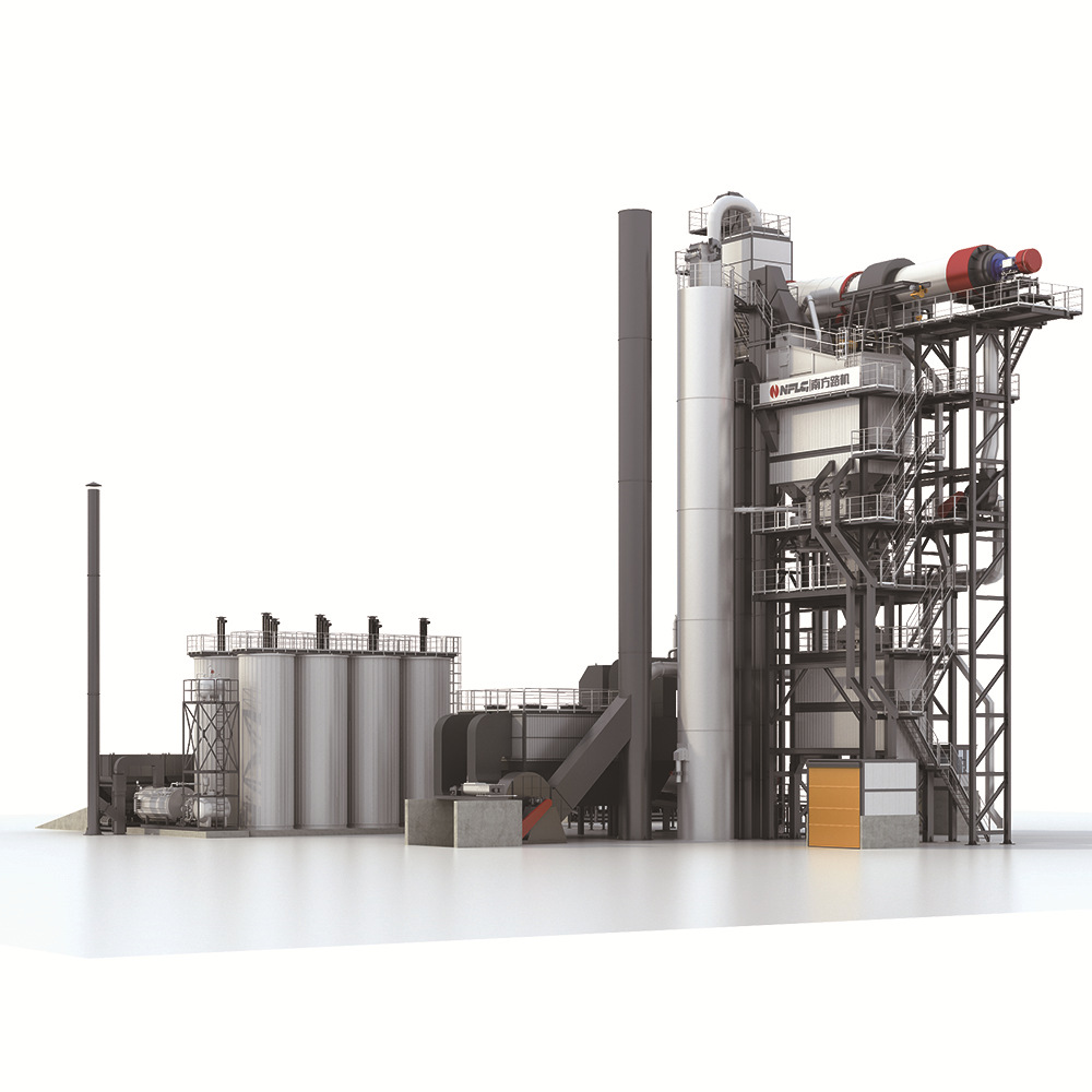 南方路机160吨/小时沥青混凝土拌和设备 逆流整体式沥青搅拌设备