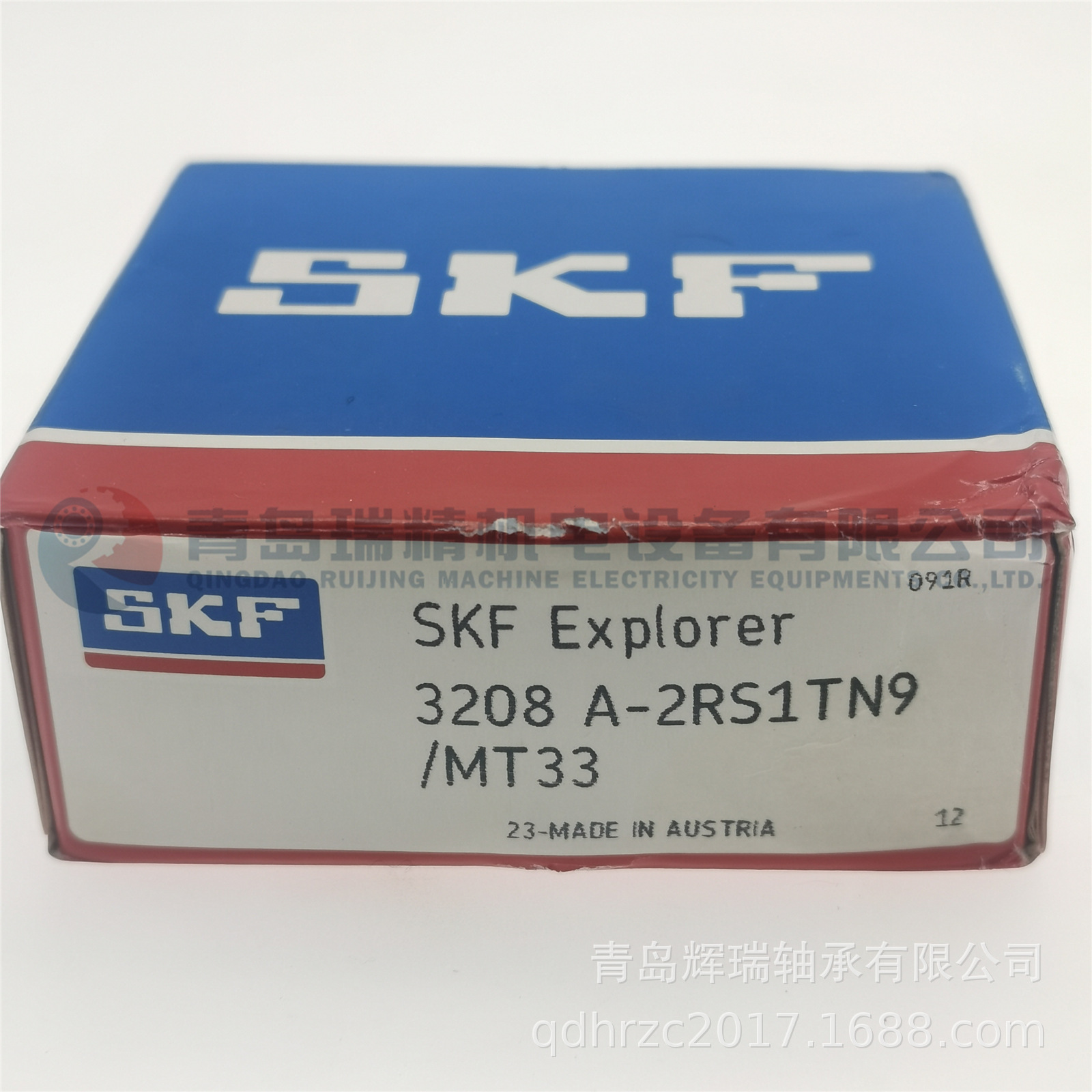 S-K-F 双列角接触球轴承 3208A-2RS1TN9/MT33 40mm X 80mm X 30.2