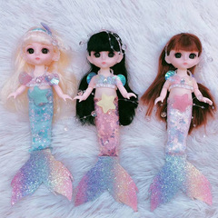 16cm various dress-up dolls, fashion clothes, wedding dresses, mermaid girls, princesses, male prince accessories