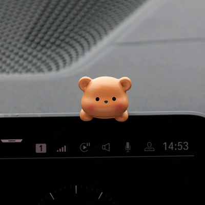 Computer Screen Monitor Car: Car ornaments - little-bear-glue-included