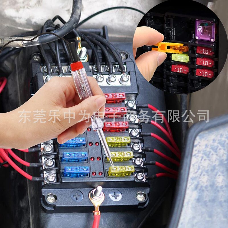 120PCS中号ボックス自動車インサート式保険シート自動車アルミ製ヒューズ代発|undefined
