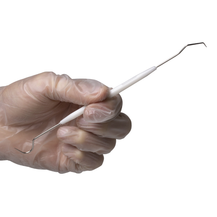 Sonda dental ganchillo nogal ganchillo limpieza caja de instrumentos orales accesorios herramientas de Cuidado Oral gancho de dientes