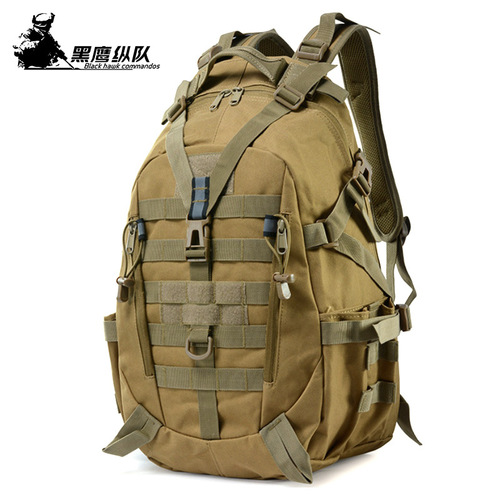 Guangzhou manufacturer multifunctional lightweight outdoor backpack hiking luminous strips large capacity outdoor equipment travel bag wholesale