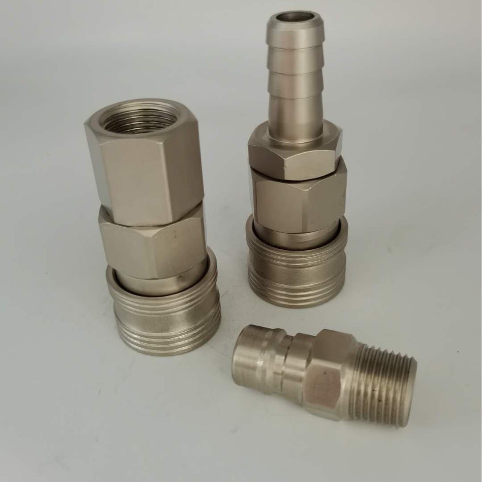 双头皮管接头公头宝塔胶管接头一字直插直通外径PH08PH10PH13