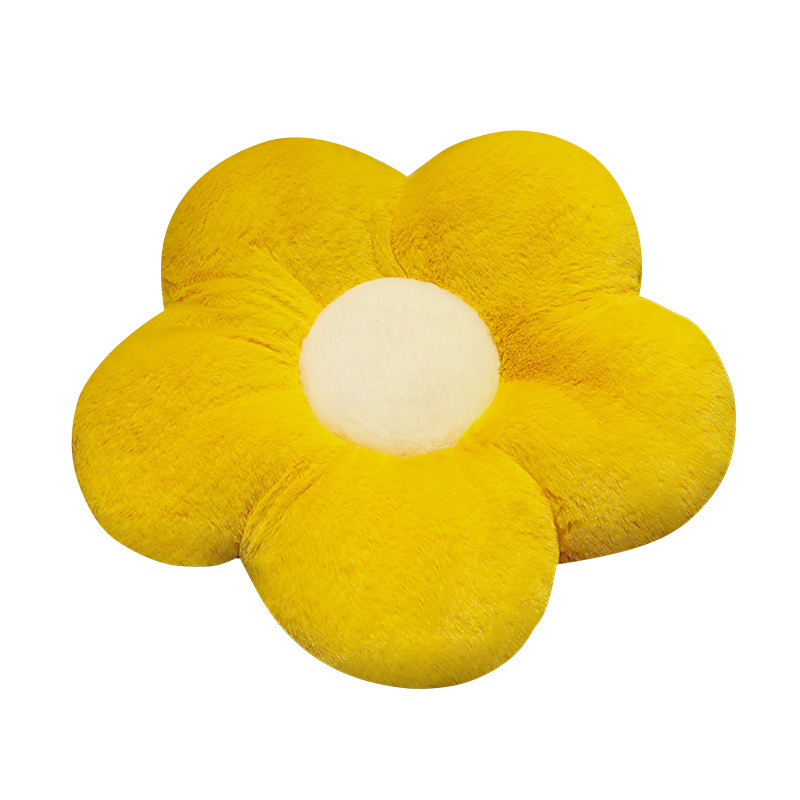 Cojín de Flor para Sofá de Algodón PP para Sala de Estar y Cama