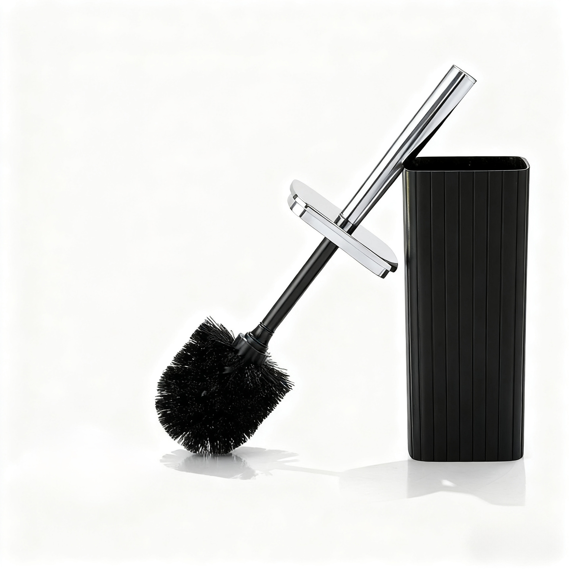 Regalos de baño cepillo de inodoro de baño limpio cepillo de inodoro de acero inoxidable cepillo de inodoro artículos de baño almacenamiento doméstico