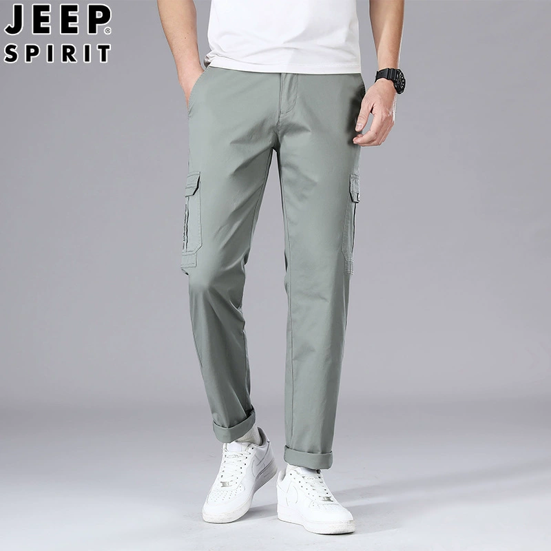 Men's spring summer universal trousers for leisure, plus size
