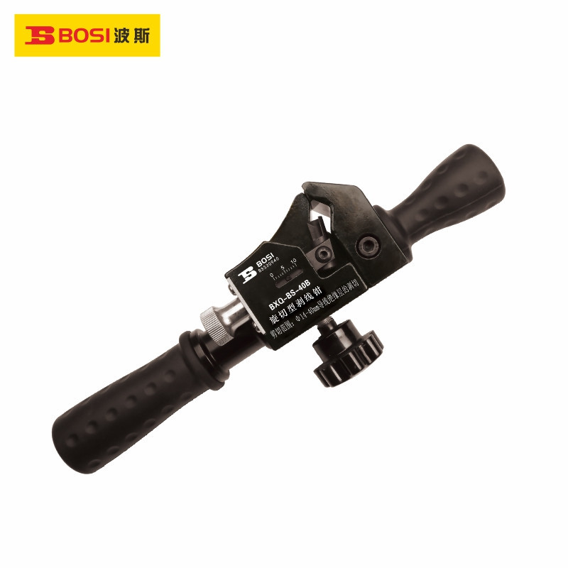 波斯工具电缆剥皮刀旋切型电缆剥线钳剥皮器14-40mm BS530940